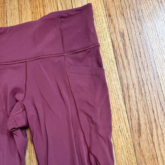 Athleta Leggings Womens Small Stash Pocket Salutation Crop - Picture 2 of 10
